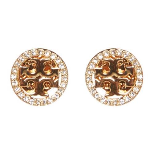 Pave Stud Oorbel Tory Burch , Yellow , Dames