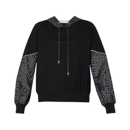 Zwarte Sweater Elegant Veelzijdig Tijdloos Liu Jo , Black , Dames