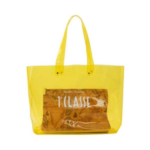 Gele Strand Shopper Tas Prima Classe Alviero Martini 1a Classe , Yello...