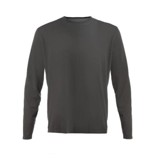 Freeze Round Knit Longsleeve T-shirt RRD , Gray , Heren