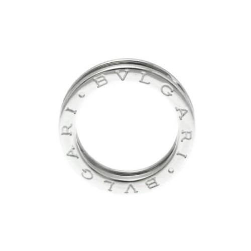 Pre-owned White Gold rings Bvlgari Vintage , Gray , Dames