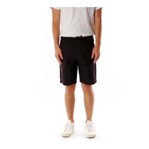 Shorts met middelhoge taille en elastische tailleband Nn07 , Black , H...
