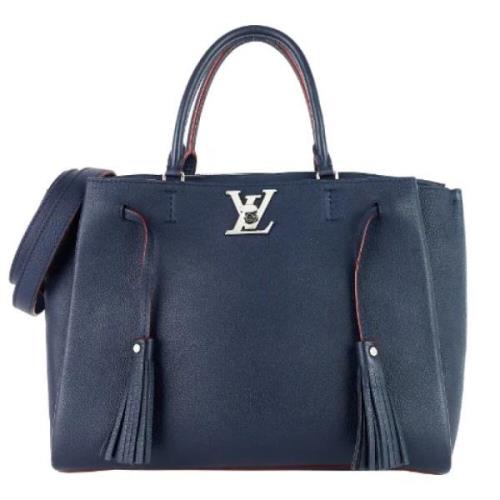 Pre-owned Leather louis-vuitton-bags Louis Vuitton Vintage , Blue , Da...