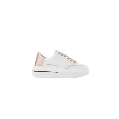 Stijlvolle Sneaker voor Mannen en Vrouwen Alexander Smith , White , Da...