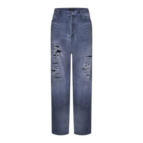 Stijlvolle Jeans in Wit/Blauw Balenciaga , Blue , Heren