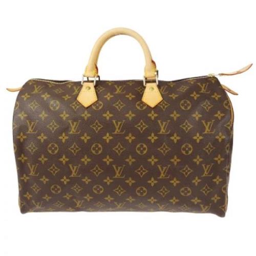 Pre-owned Canvas louis-vuitton-bags Louis Vuitton Vintage , Brown , Da...