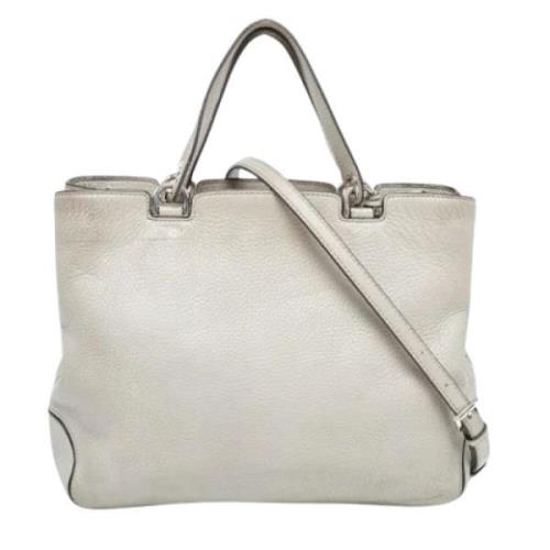 Pre-owned Leather totes Michael Kors Pre-owned , Gray , Dames