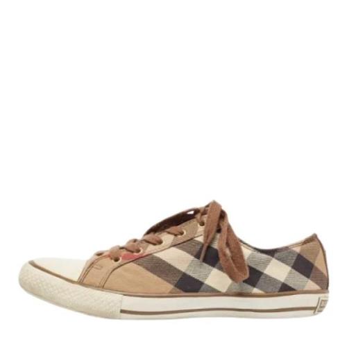 Pre-owned Canvas sneakers Burberry Vintage , Multicolor , Heren