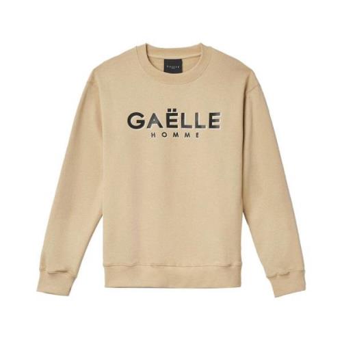 Elegant Beige Sweater Gaëlle Paris , Beige , Heren