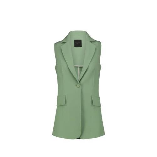 Elegante Groene Vest Nathi Luxury , Green , Dames