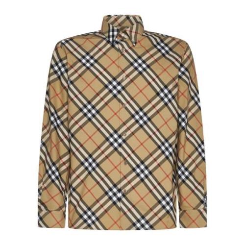 Stijlvolle Overhemden Burberry , Multicolor , Heren