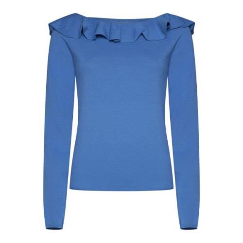 Layla Sweaters Semicouture , Blue , Dames