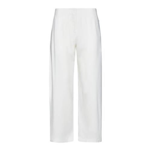 Getailleerde broek met gebogen pijp Studio Nicholson , White , Dames