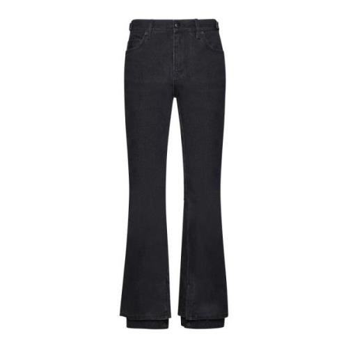 Waterdichte Denim Jeans Balenciaga , Black , Dames