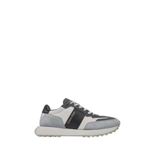 Urban Grijze Sneakers Calvin Klein , Multicolor , Heren