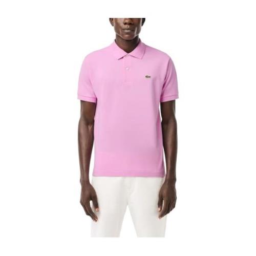 Roze Polo Shirt voor Mannen Lacoste , Pink , Heren