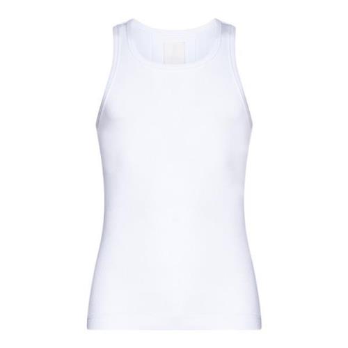 Witte Mouwloze Slim Fit Tanktop Givenchy , White , Heren