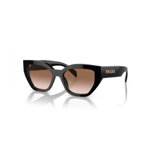 Rechthoekige zonnebril met UV-bescherming Prada , Black , Unisex