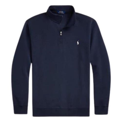 Navy Half Zip Sweatshirt Ralph Lauren , Blue , Heren