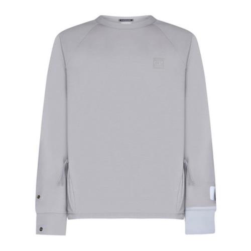 Metropolis Sweater met Appliqué Logo C.p. Company , Gray , Heren