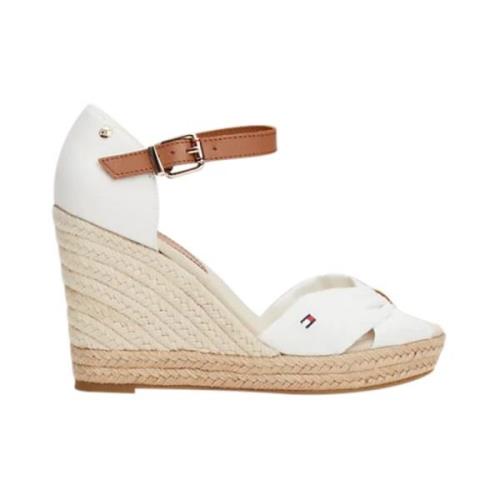 Beige Sandalen Elegant Ontwerp Comfortabel Tommy Hilfiger , Beige , Da...