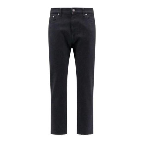 Zwarte Denim Slim Fit Broek met Metalen Sterren Golden Goose , Black ,...