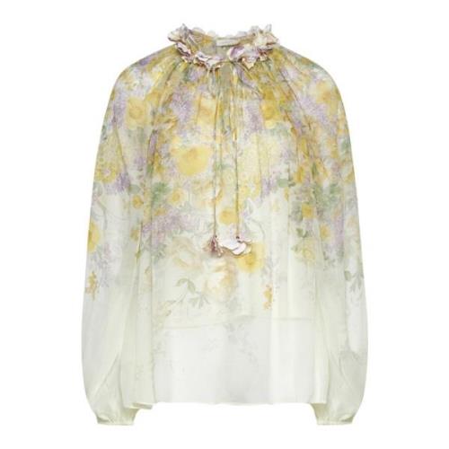 Natura Billow Blouse Zimmermann , Multicolor , Dames