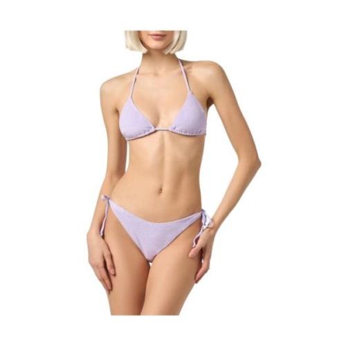 Lila Driehoekige Spons Bikini MC2 Saint Barth , Purple , Dames