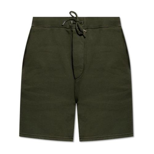 Shorts met logo Dsquared2 , Green , Heren