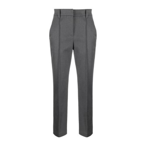 Trousers Brunello Cucinelli , Gray , Dames