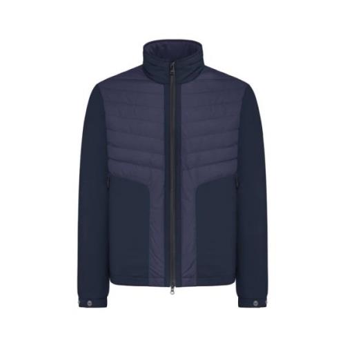 Hybride Puffer en Stretch Fabric Jas Duno , Blue , Heren