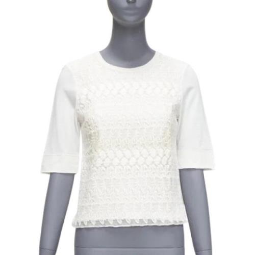 Pre-owned Cotton tops Giambattista Valli Pre-owned , White , Dames