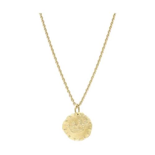 Lutetia Crown Pendant Ines De La Fressange Paris , Yellow , Dames