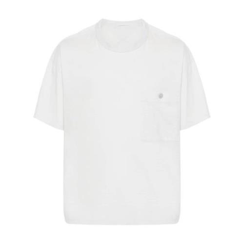 Grijze Katoenen Jersey Crew Neck T-shirt Ten C , Gray , Heren