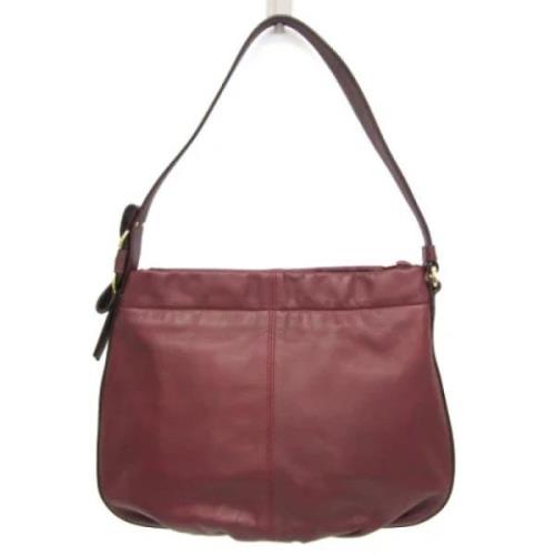 Pre-owned Leather shoulder-bags Salvatore Ferragamo Pre-owned , Red , ...