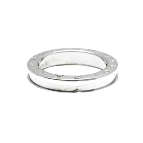 Pre-owned White Gold rings Bvlgari Vintage , White , Unisex