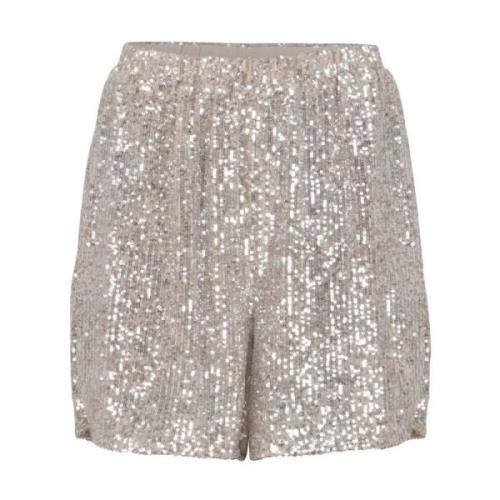 Paillet Shorts voor Stijl en Comfort Cras , Gray , Dames