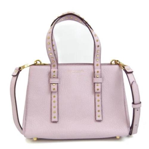 Pre-owned Leather handbags Marc Jacobs Pre-owned , Purple , Dames
