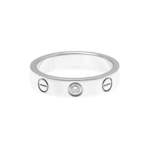 Pre-owned White Gold rings Cartier Vintage , Gray , Dames