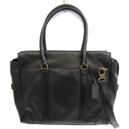 Pre-owned Leather shoulder-bags Coach Pre-owned , Black , Dames