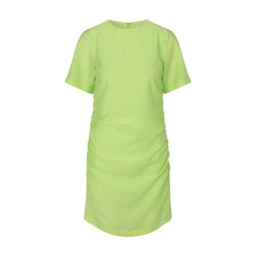 Neon Groene Korte Jurk Ibi Modström , Green , Dames