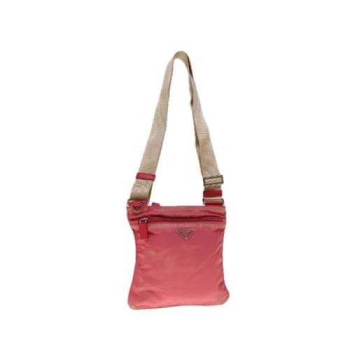 Pre-owned Nylon prada-bags Prada Vintage , Pink , Dames