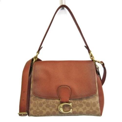 Pre-owned Canvas shoulder-bags Coach Pre-owned , Multicolor , Dames