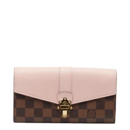 Pre-owned Canvas wallets Louis Vuitton Vintage , Brown , Dames