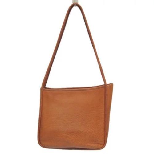 Pre-owned Leather totes Hermès Vintage , Brown , Dames