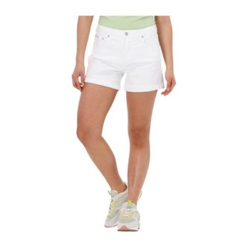 Mid Rise Short Broeken Calvin Klein , White , Dames