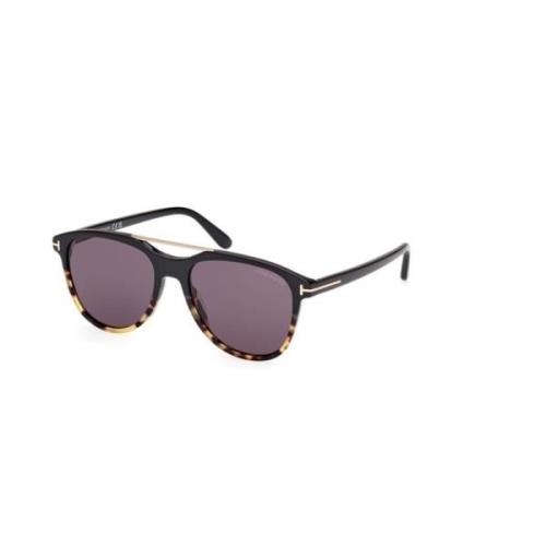 Zwarte Rook Zonnebril Damian-02 Ft1098 Tom Ford , Black , Unisex