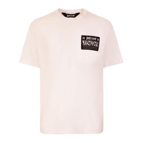 Stijlvolle T-shirts en Polos Just Cavalli , White , Heren