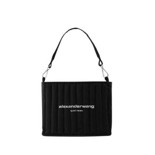 Gewatteerde Schoudertas - Zwart Nylon Alexander Wang , Black , Dames