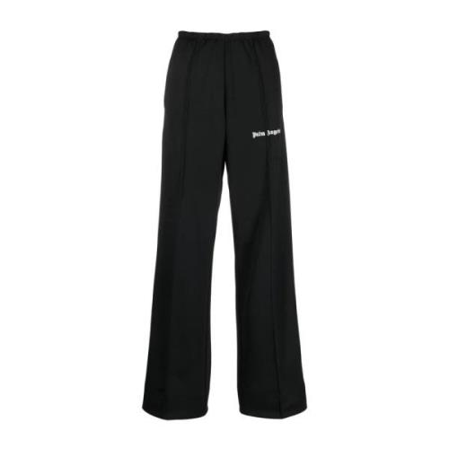 Dames Loose Track Pants Zwart/Wit Palm Angels , Black , Dames